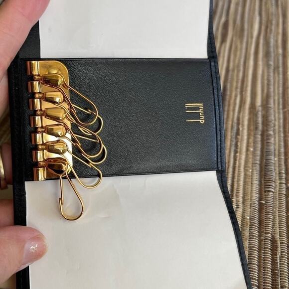 Alfred Dunhill New in box leather keyholder mini wallet - Picture 6 of 12